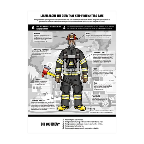 Fireman Dress-Up Peel-N-Place (African American Female) - Fireman Dress-Up Peel-N-Place (African American Female) - Image 1 of 3