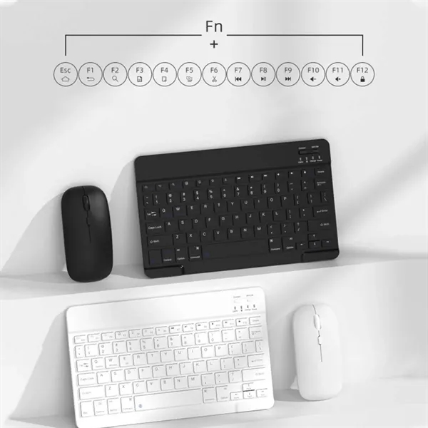 Ultra-thin Macaron Multi Device Wireless Bluetooth Keyboard - Ultra-thin Macaron Multi Device Wireless Bluetooth Keyboard - Image 2 of 4