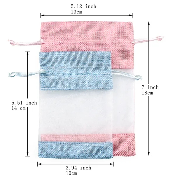 Luxury Sheer Organza Gift Bag - Luxury Sheer Organza Gift Bag - Image 4 of 4