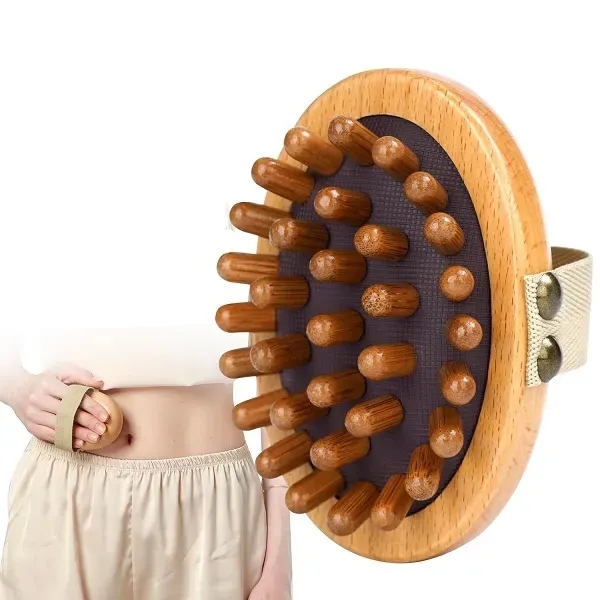 Wooden Manual Massage Guasha Scraping Brush - Wooden Manual Massage Guasha Scraping Brush - Image 2 of 2