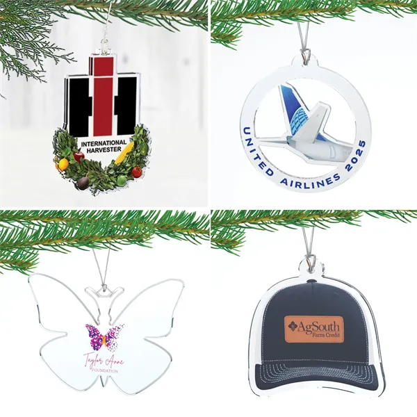Custom Shape Christmas Ornament Up to 16 Sq. Inches