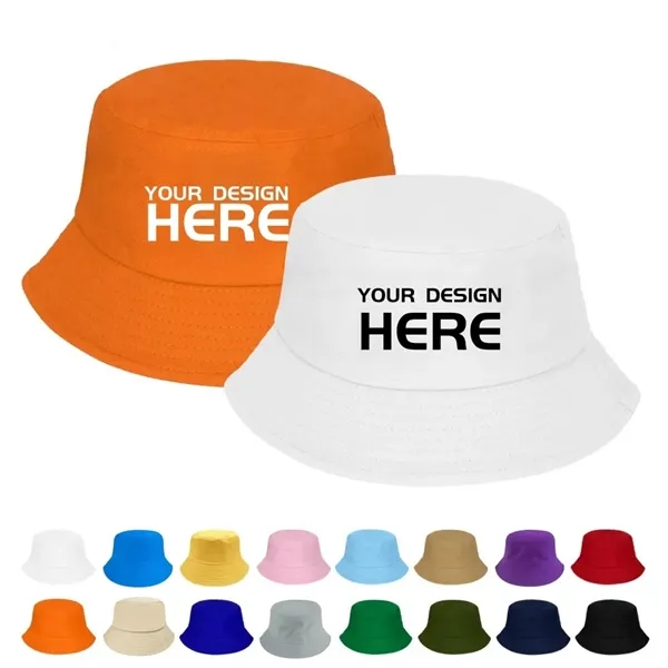 Unisex Summer Cotton Bucket Hat - Unisex Summer Cotton Bucket Hat - Image 0 of 7