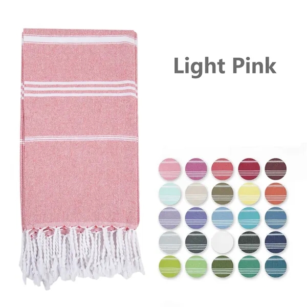 Turkish Beach Towel Oversized 38''x71'' - Turkish Beach Towel Oversized 38''x71'' - Image 6 of 24