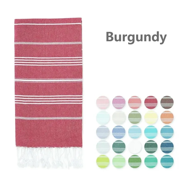 Turkish Beach Towel Oversized 38''x71'' - Turkish Beach Towel Oversized 38''x71'' - Image 7 of 24
