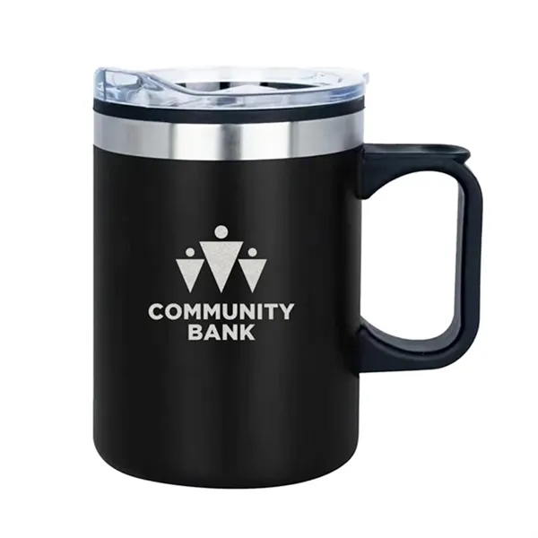 14 oz. Pisa Double Wall Insulated Mug - Laser Engrave - 14 oz. Pisa Double Wall Insulated Mug - Laser Engrave - Image 3 of 11