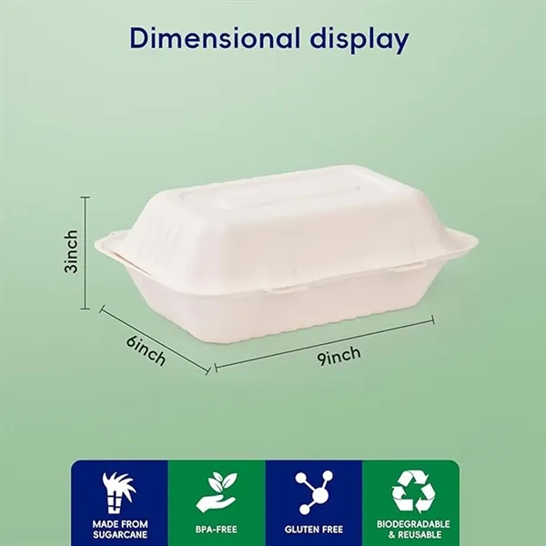 Clamshell Take Out Food Container - Clamshell Take Out Food Container - Image 2 of 2