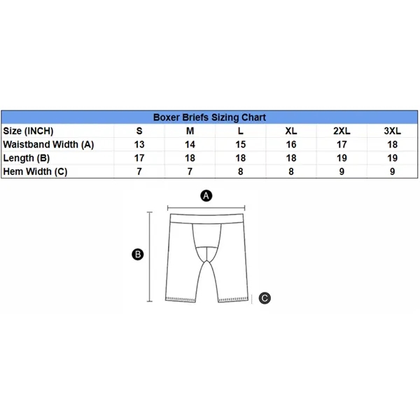 Boxer Briefs with Full Color Sublimation - Boxer Briefs with Full Color Sublimation - Image 2 of 2