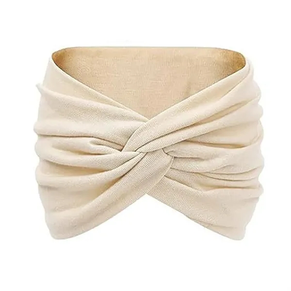 Wide Headband Turban With Twisted Knot - Wide Headband Turban With Twisted Knot - Image 2 of 7