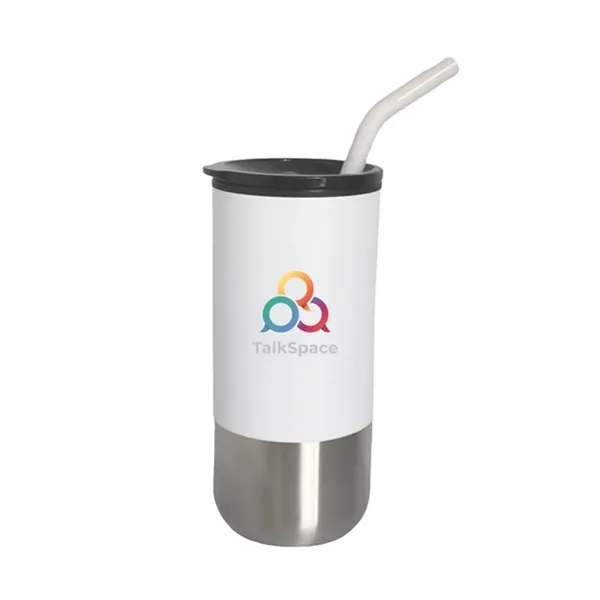 18 oz. Olympia Insulated Tumbler with Straw - Full Color - 18 oz. Olympia Insulated Tumbler with Straw - Full Color - Image 14 of 14