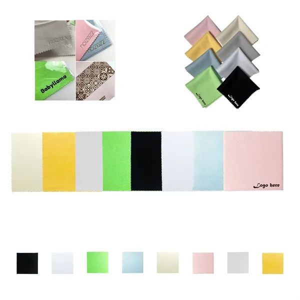6"x6" Microfiber Glasses Screen Suede Cleaning Cloth MOQ200 - 6"x6" Microfiber Glasses Screen Suede Cleaning Cloth MOQ200 - Image 0 of 9