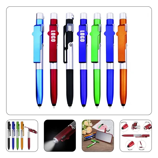 Multifunction Stylus Pen with LED Light - Multifunction Stylus Pen with LED Light - Image 0 of 2