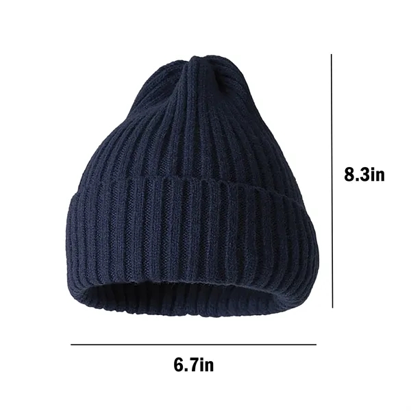 Warm Pointed Top Knitted Hat - Warm Pointed Top Knitted Hat - Image 1 of 8