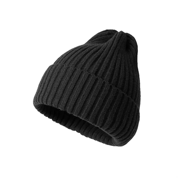 Warm Pointed Top Knitted Hat - Warm Pointed Top Knitted Hat - Image 2 of 8