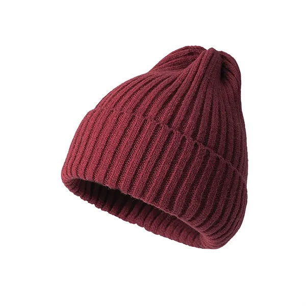 Warm Pointed Top Knitted Hat - Warm Pointed Top Knitted Hat - Image 3 of 8