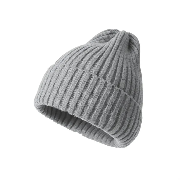 Warm Pointed Top Knitted Hat - Warm Pointed Top Knitted Hat - Image 6 of 8