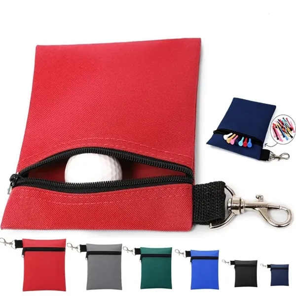 Professional Zipper Golf Tee/Ball Pouch Bag - Professional Zipper Golf Tee/Ball Pouch Bag - Image 2 of 7