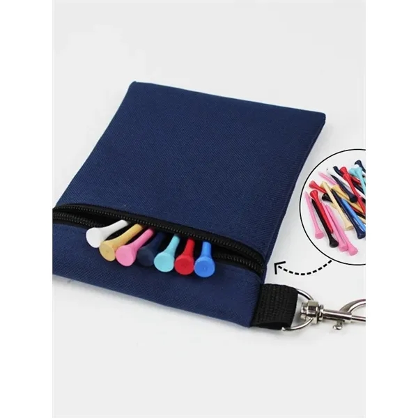 Professional Zipper Golf Tee/Ball Pouch Bag - Professional Zipper Golf Tee/Ball Pouch Bag - Image 3 of 7