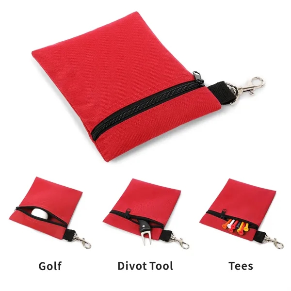 Professional Zipper Golf Tee/Ball Pouch Bag - Professional Zipper Golf Tee/Ball Pouch Bag - Image 5 of 7