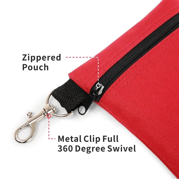 Professional Zipper Golf Tee/Ball Pouch Bag - Professional Zipper Golf Tee/Ball Pouch Bag - Image 6 of 7