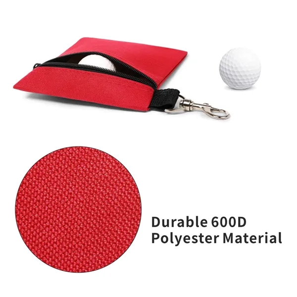 Professional Zipper Golf Tee/Ball Pouch Bag - Professional Zipper Golf Tee/Ball Pouch Bag - Image 7 of 7