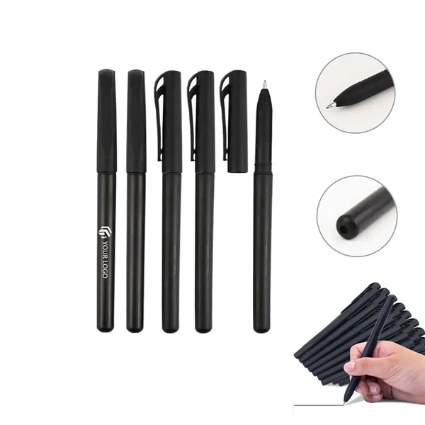Office school supplies writing classical black 0.5mm Gel Pen - Office school supplies writing classical black 0.5mm Gel Pen - Image 0 of 4
