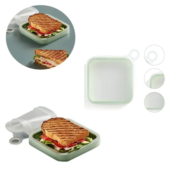 Silicone Sandwich Lunch Box - Silicone Sandwich Lunch Box - Image 1 of 1