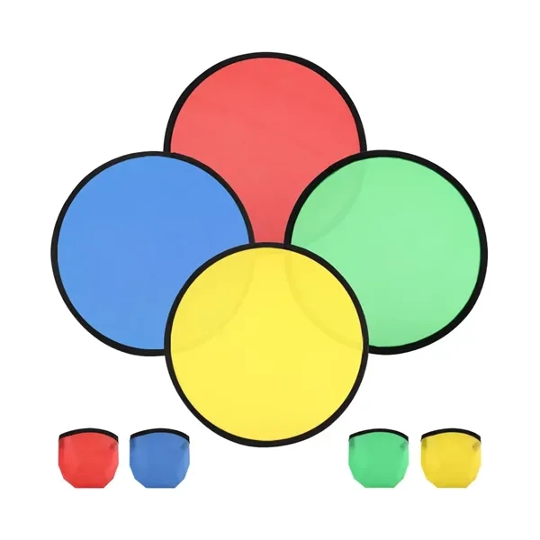 Foldable Flying Disc with Bag - Foldable Flying Disc with Bag - Image 0 of 2