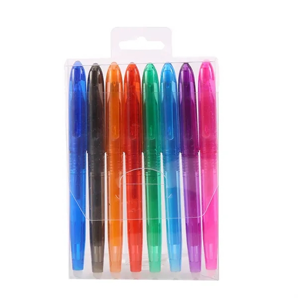 Custom Erasable Gel Pens 8 Colors Set - Custom Erasable Gel Pens 8 Colors Set - Image 2 of 2