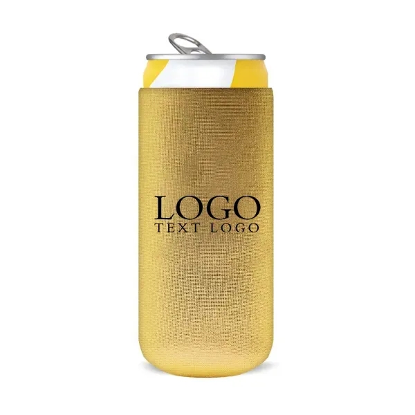 Metallic Beer Bottle Can Cooler - Metallic Beer Bottle Can Cooler - Image 5 of 9