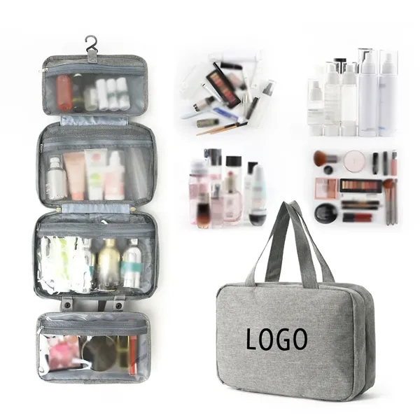 Custom Hanging Toiletry Bag For Travel - Custom Hanging Toiletry Bag For Travel - Image 2 of 2