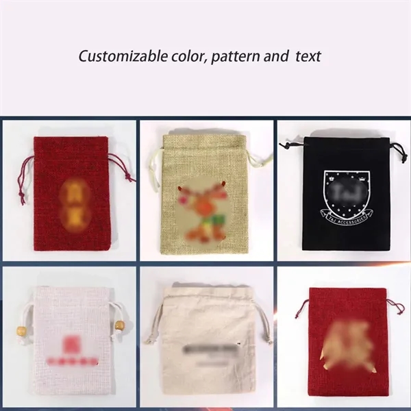 Reusable Cutlery Travel Storage Drawstring Bag Straw Pouch - Reusable Cutlery Travel Storage Drawstring Bag Straw Pouch - Image 3 of 4