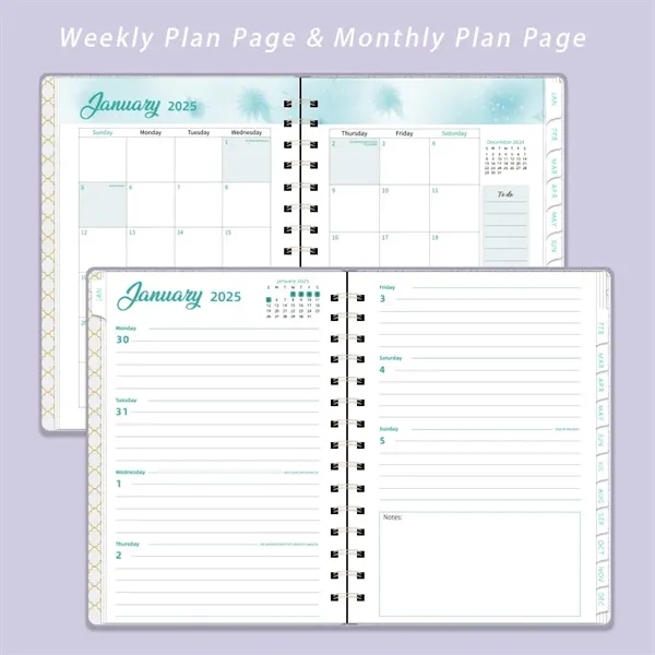 2025-2026 For Women Men Monthly and Weekly Calender Planner - 2025-2026 For Women Men Monthly and Weekly Calender Planner - Image 1 of 4