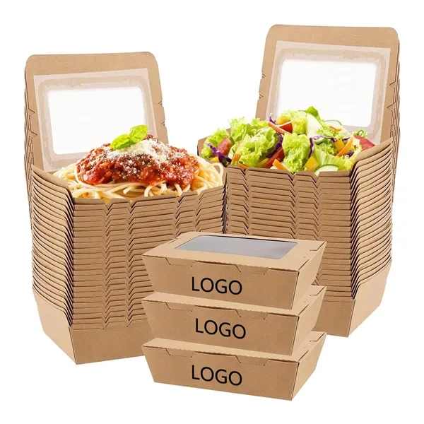 Take Out Food Containers with Window - Take Out Food Containers with Window - Image 0 of 4