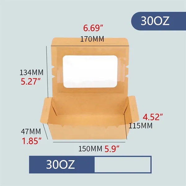 Take Out Food Containers with Window - Take Out Food Containers with Window - Image 4 of 4