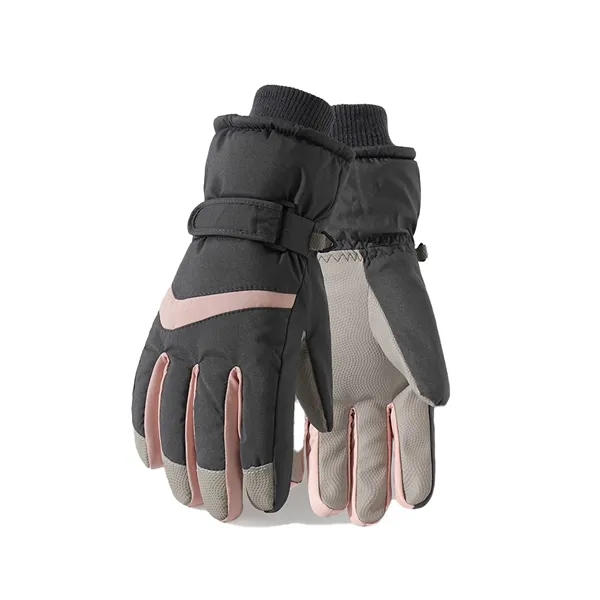 Waterproof Ski Gloves Durable Skate Touchscreen Customizable - Waterproof Ski Gloves Durable Skate Touchscreen Customizable - Image 6 of 7