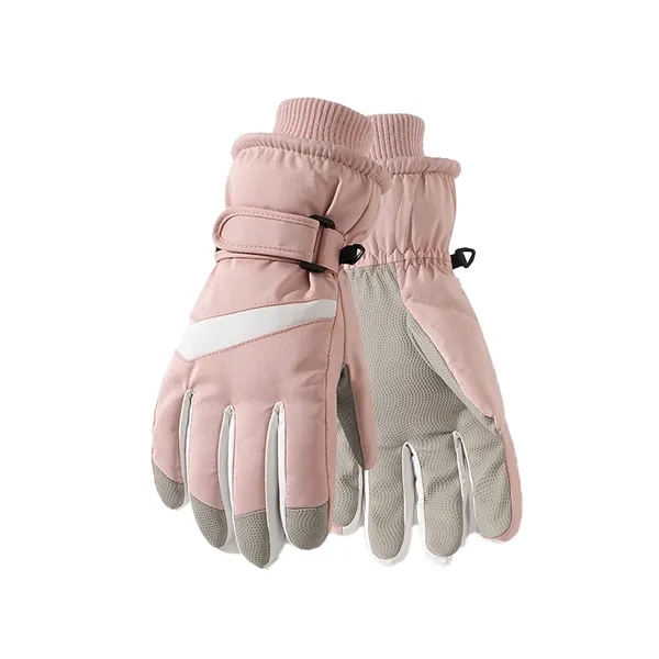 Waterproof Ski Gloves Durable Skate Touchscreen Customizable - Waterproof Ski Gloves Durable Skate Touchscreen Customizable - Image 4 of 7