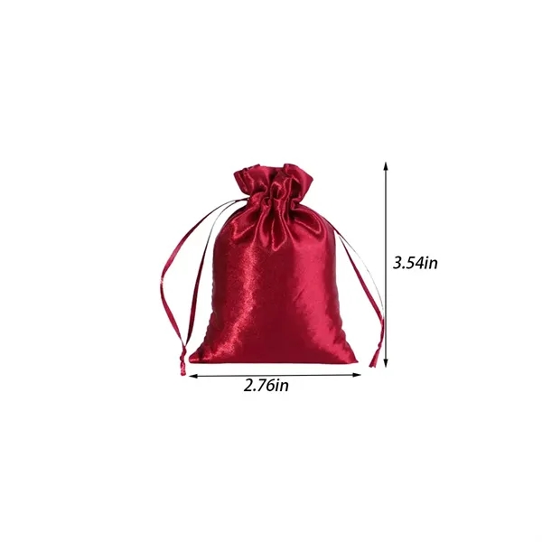 Premium Wedding Favor Party Jewelry Drawstring Gift Bag - Premium Wedding Favor Party Jewelry Drawstring Gift Bag - Image 1 of 4