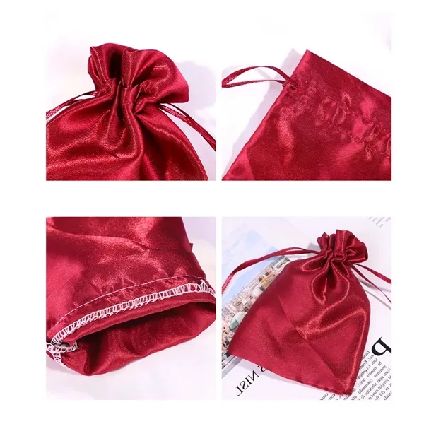 Premium Wedding Favor Party Jewelry Drawstring Gift Bag - Premium Wedding Favor Party Jewelry Drawstring Gift Bag - Image 2 of 4