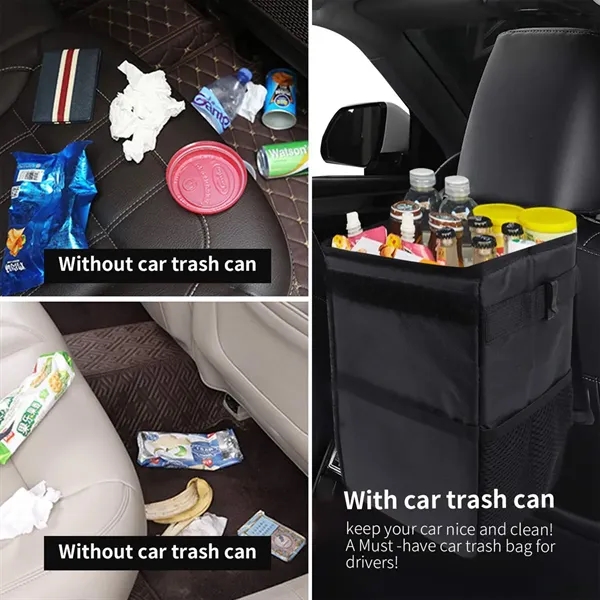 Car Garbage Can With Lid - Car Garbage Can With Lid - Image 2 of 7