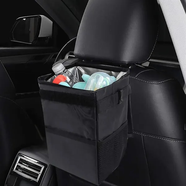 Car Garbage Can With Lid - Car Garbage Can With Lid - Image 6 of 7