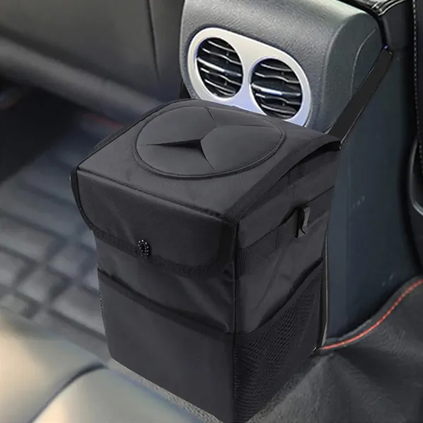 Car Garbage Can With Lid - Car Garbage Can With Lid - Image 7 of 7
