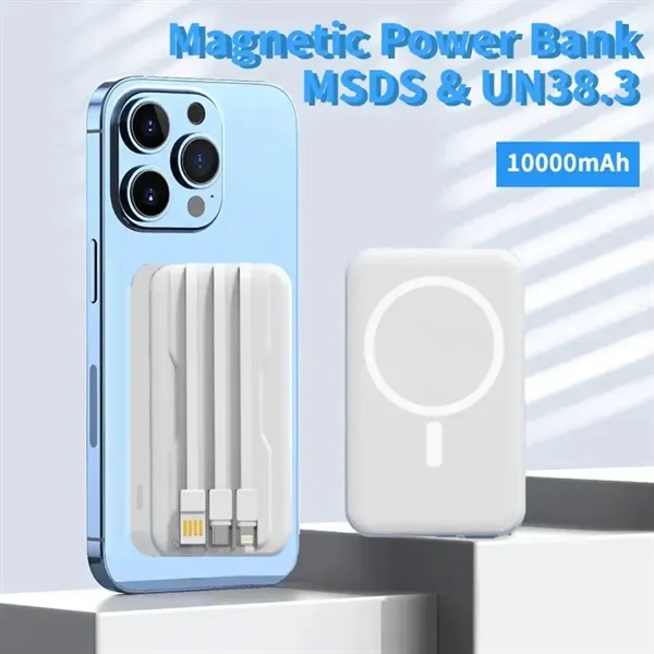 Magnetic Wireless Power Bank - Magnetic Wireless Power Bank - Image 2 of 3