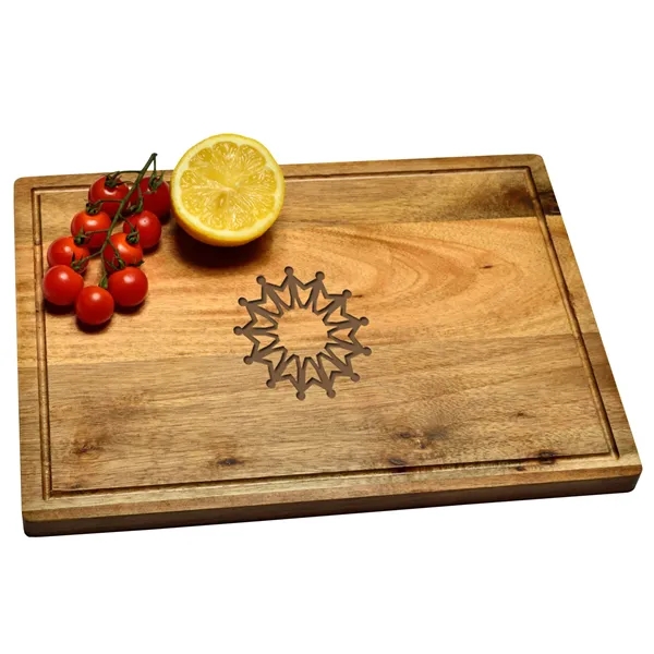 12.5" x 9.5" Acacia Carving & Cutting Board - 12.5" x 9.5" Acacia Carving & Cutting Board - Image 0 of 1