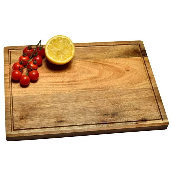 12.5" x 9.5" Acacia Carving & Cutting Board - 12.5" x 9.5" Acacia Carving & Cutting Board - Image 1 of 1