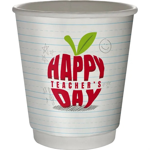 10 oz. Teacher Full Color Insulated Paper Cup - 10 oz. Teacher Full Color Insulated Paper Cup - Image 1 of 3