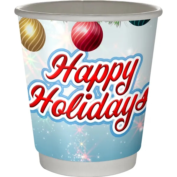 10 oz. Holiday Full Color Insulated Paper Cup - 10 oz. Holiday Full Color Insulated Paper Cup - Image 1 of 3