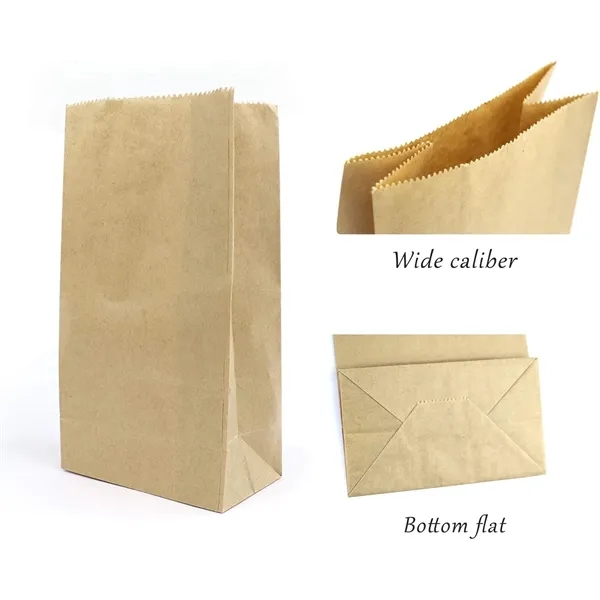 Customized Kraft Paper Food Bags - Customized Kraft Paper Food Bags - Image 1 of 4