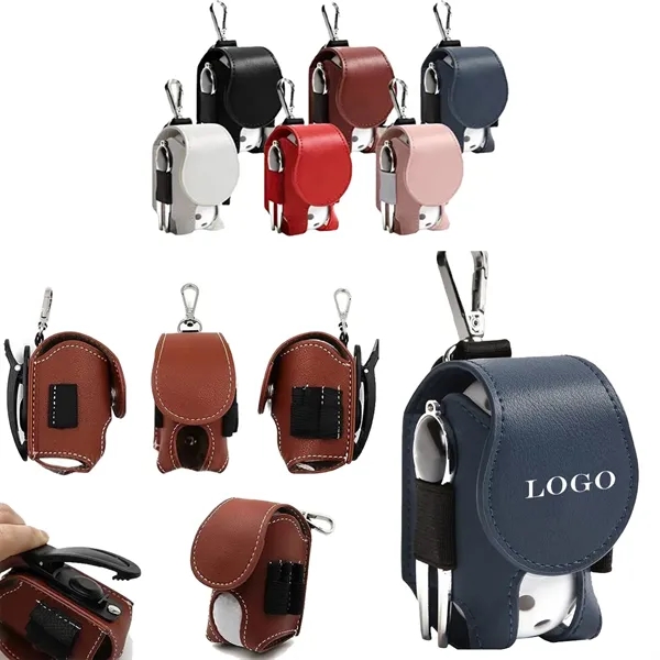 MOQ 100 Mini Portable Pu Golf Ball Case Waist Holder Bag - MOQ 100 Mini Portable Pu Golf Ball Case Waist Holder Bag - Image 0 of 1