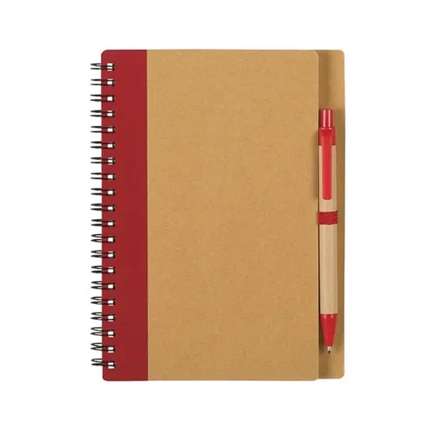 Craft Paper Cover Spiral Horizontal Line Notebook - Craft Paper Cover Spiral Horizontal Line Notebook - Image 4 of 4