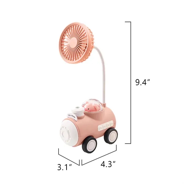 Rechargeable Cartoon Small Fan Pencil Sharpener Night Light - Rechargeable Cartoon Small Fan Pencil Sharpener Night Light - Image 4 of 4